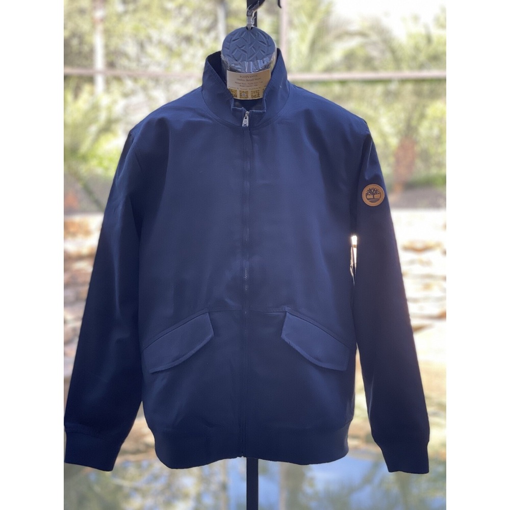Timberland HR Full-Zip Thermal Bomber Jacket XL - Men's Blue Casual Coat